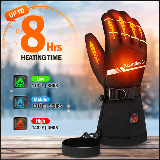 7.4V 3200mAh Heated Gloves for Men Women