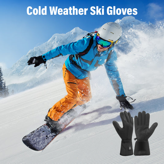 7.4V 2200mAh Fingerless Heated Gloves for Men