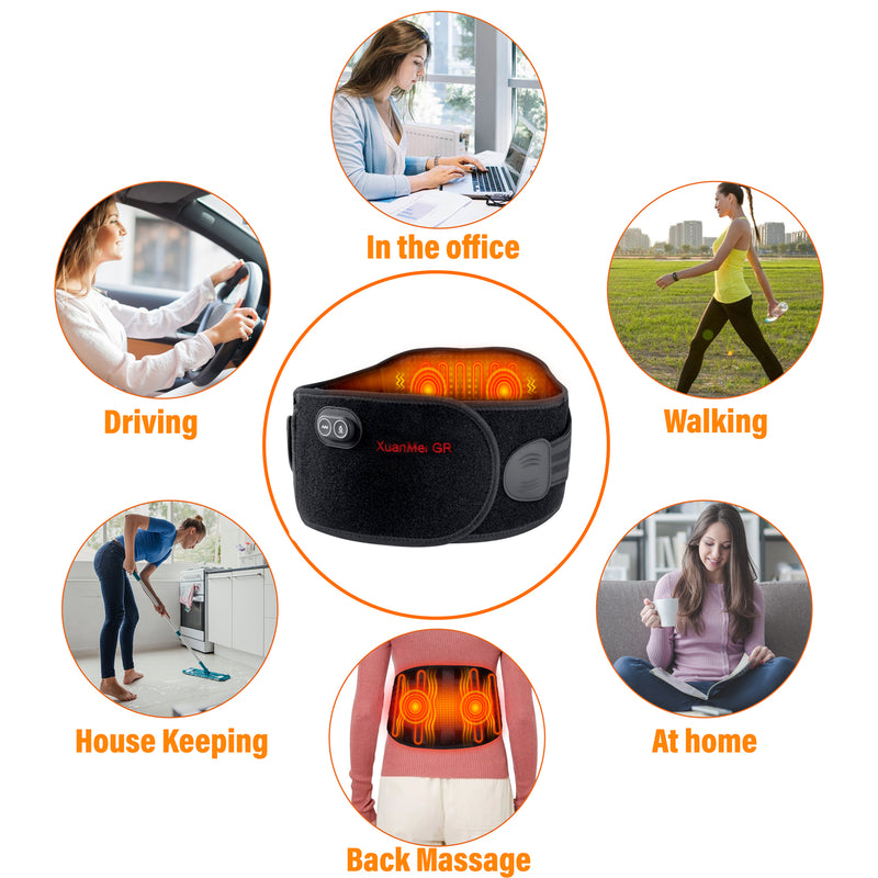 Load image into Gallery viewer, 10000mAh USB Heated Back Brace
